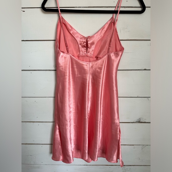 Vintage Silk & Satin Slip Dress - Picture 2 of 4